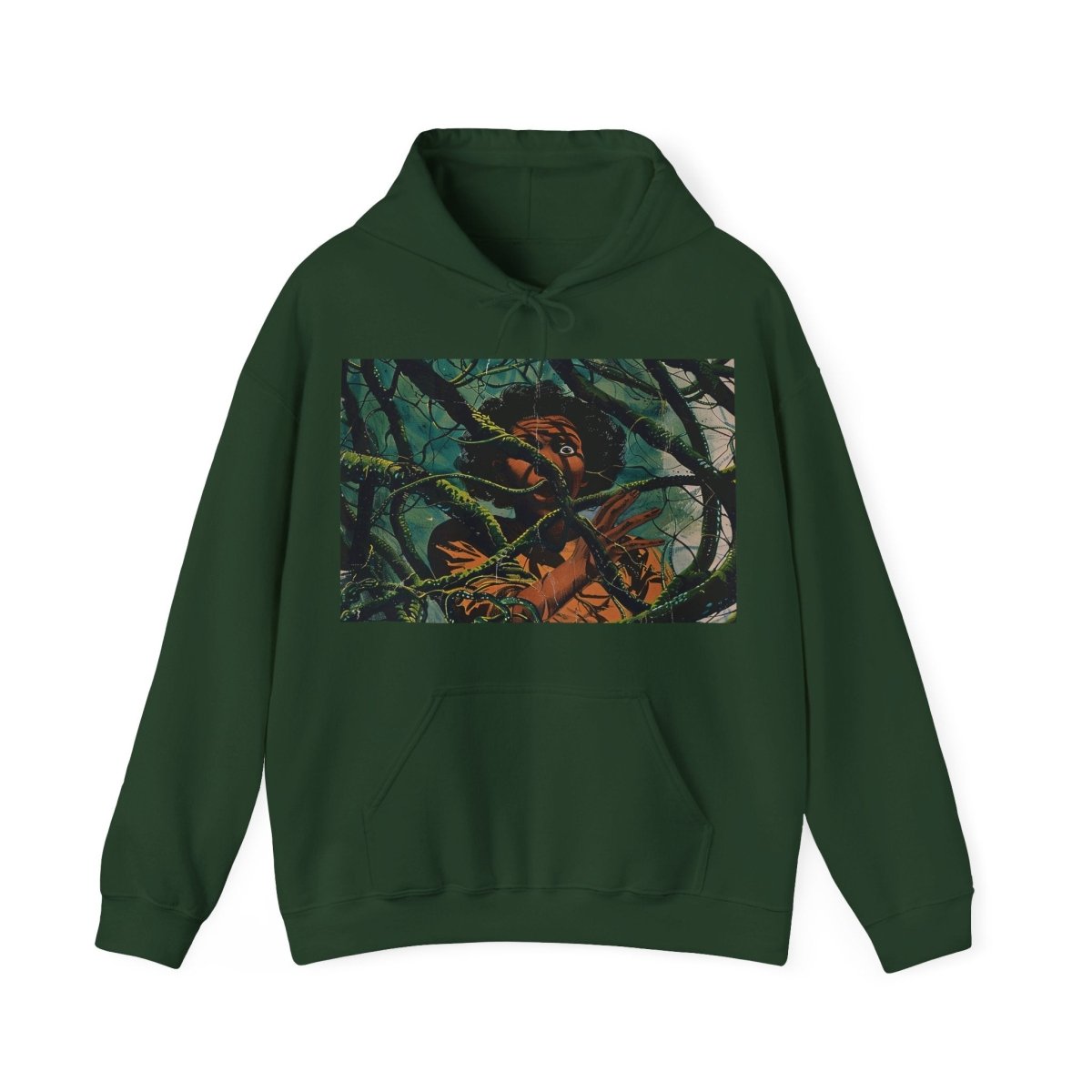 Plant Trap Hoodie - Afrocentric Art by The Trini Gee