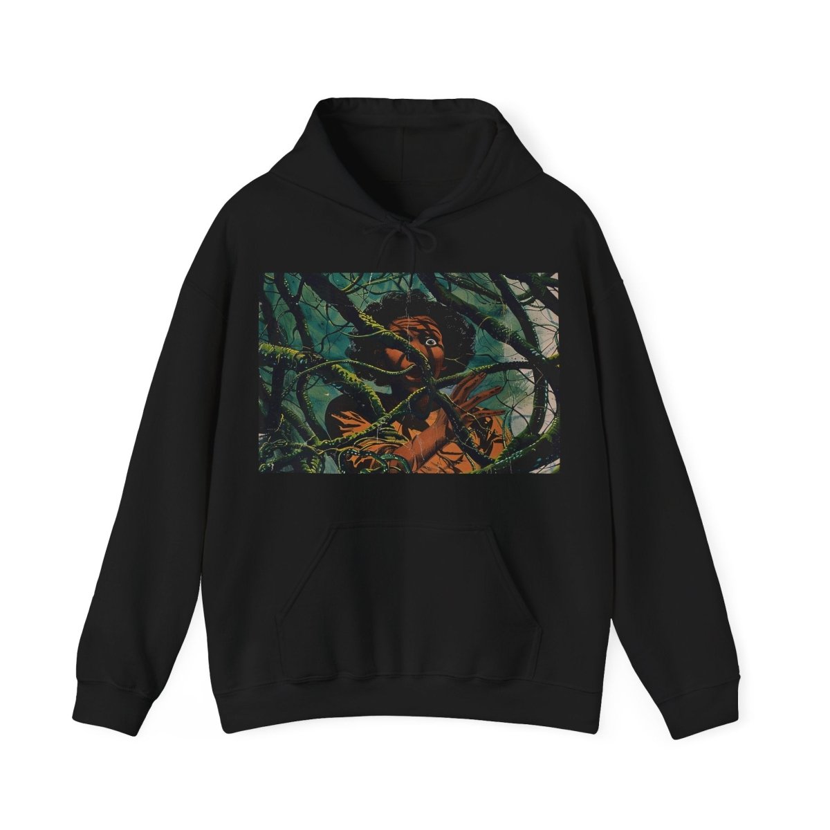Plant Trap Hoodie - Afrocentric Art by The Trini Gee