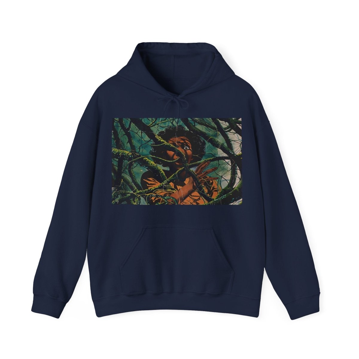 Plant Trap Hoodie - Afrocentric Art by The Trini Gee