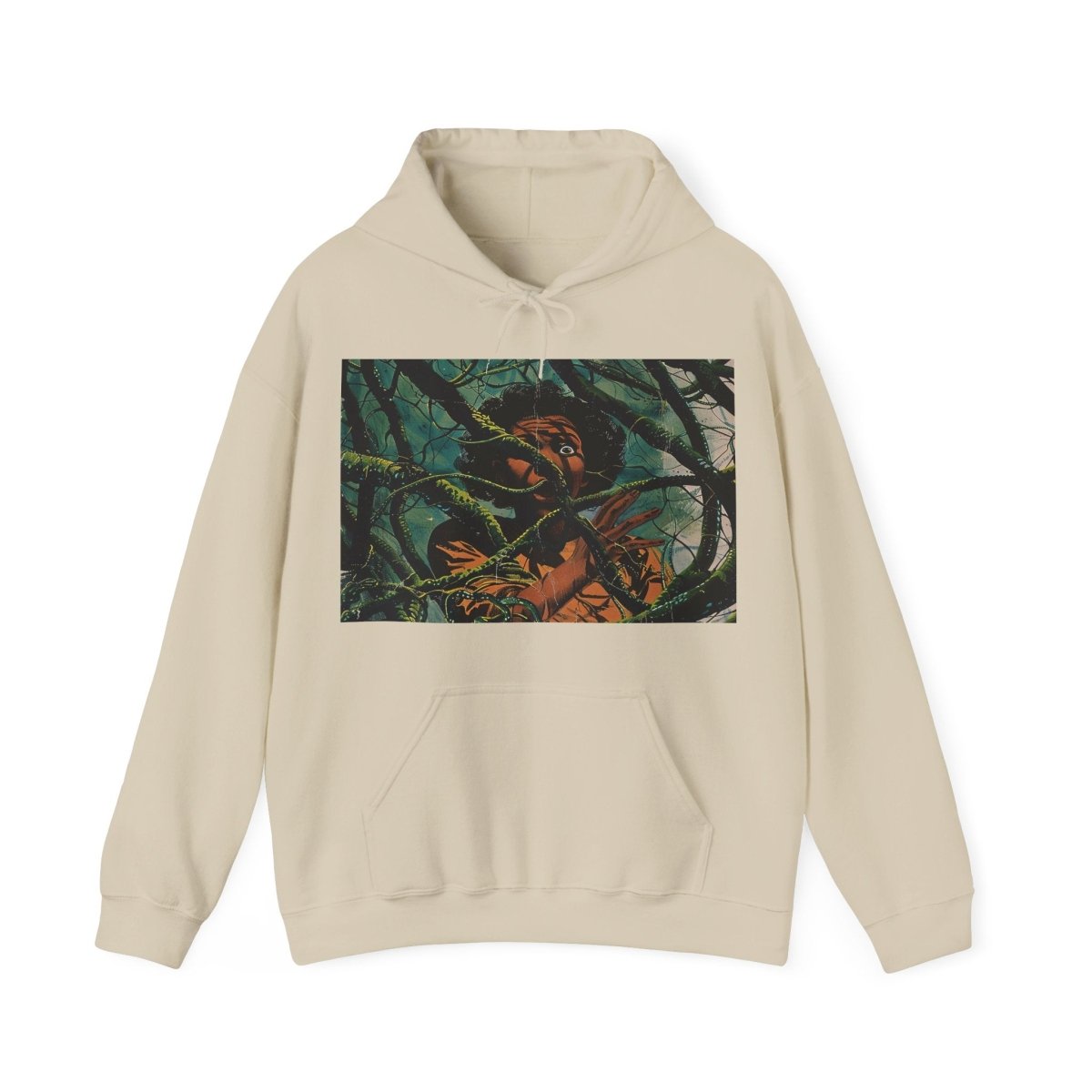 Plant Trap Hoodie - Afrocentric Art by The Trini Gee