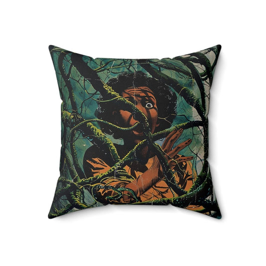 Plant Trap Pillow - Afrocentric Art by The Trini Gee