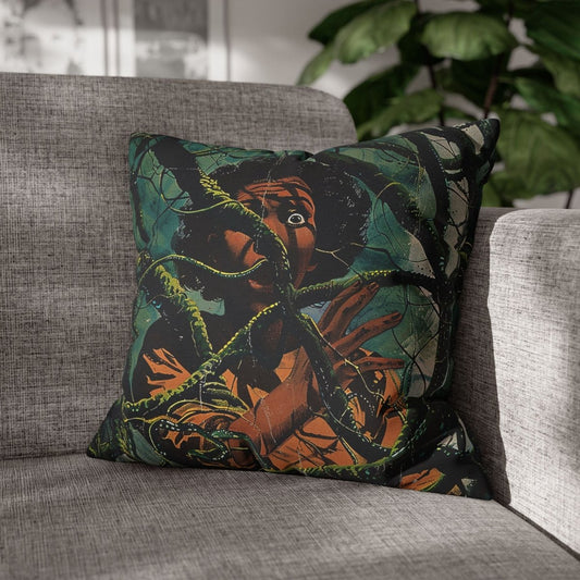 Plant Trap Pillow - Afrocentric Art by The Trini Gee