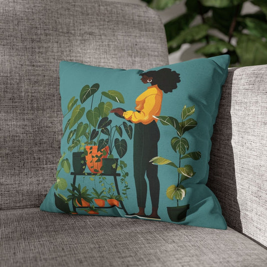 Plant Woman Pillow - The Trini Gee