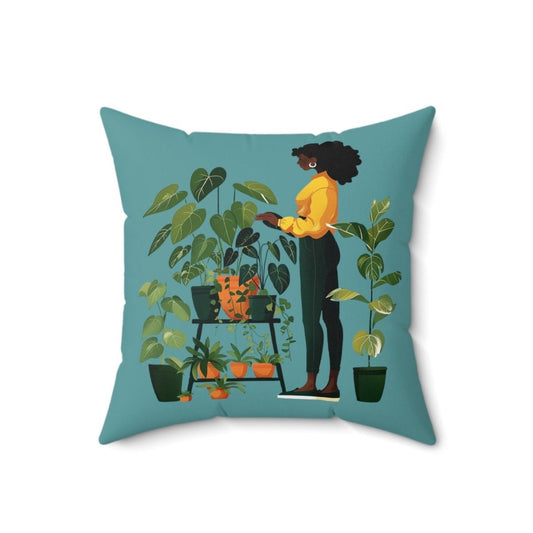 Plant Woman Pillow - The Trini Gee