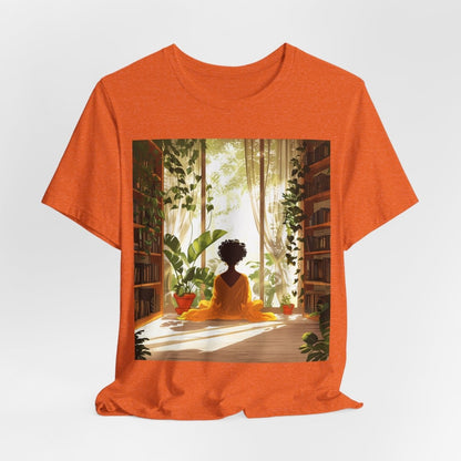 Plants Books Window Shirt - Afrocentric Art by The Trini Gee