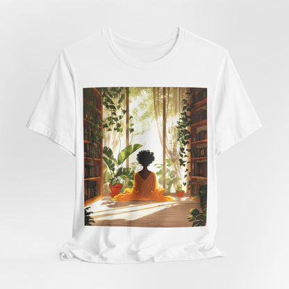 Plants Books Window Shirt - Afrocentric Art by The Trini Gee