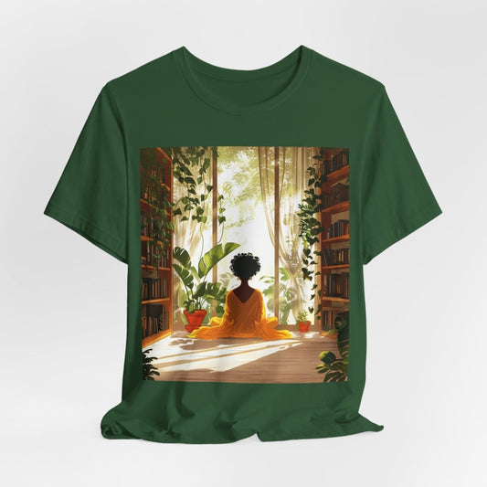 Plants Books Window Shirt - Afrocentric Art by The Trini Gee