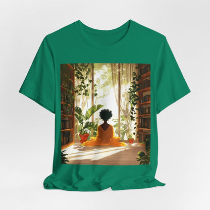 Plants Books Window Shirt - Afrocentric Art by The Trini Gee