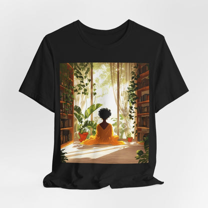 Plants Books Window Shirt - Afrocentric Art by The Trini Gee