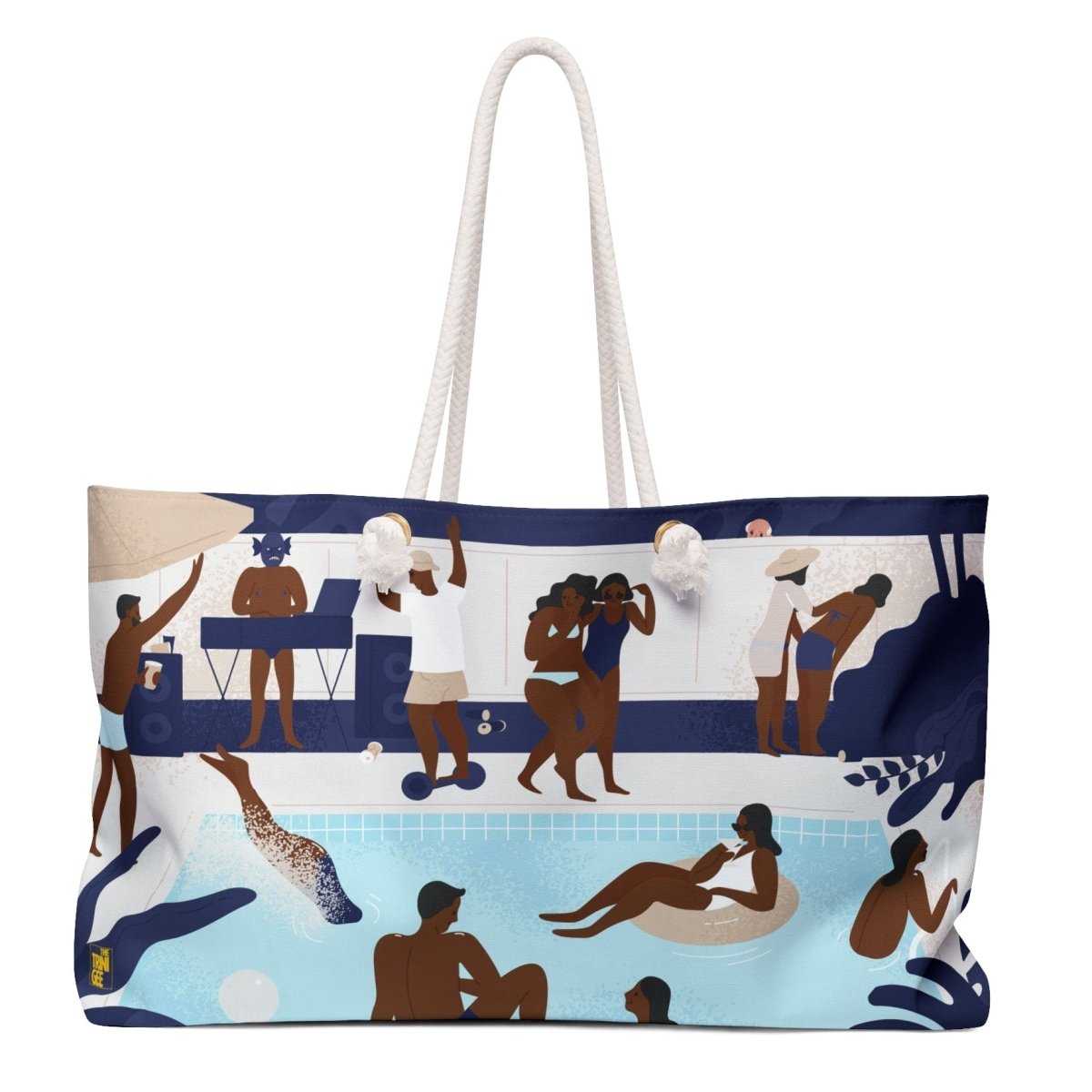 Pool Party Weekender Bag - Afrocentric Art by The Trini Gee