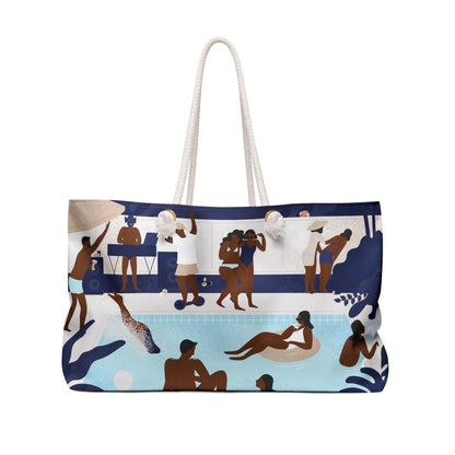 Pool Party Weekender Bag - Afrocentric Art by The Trini Gee