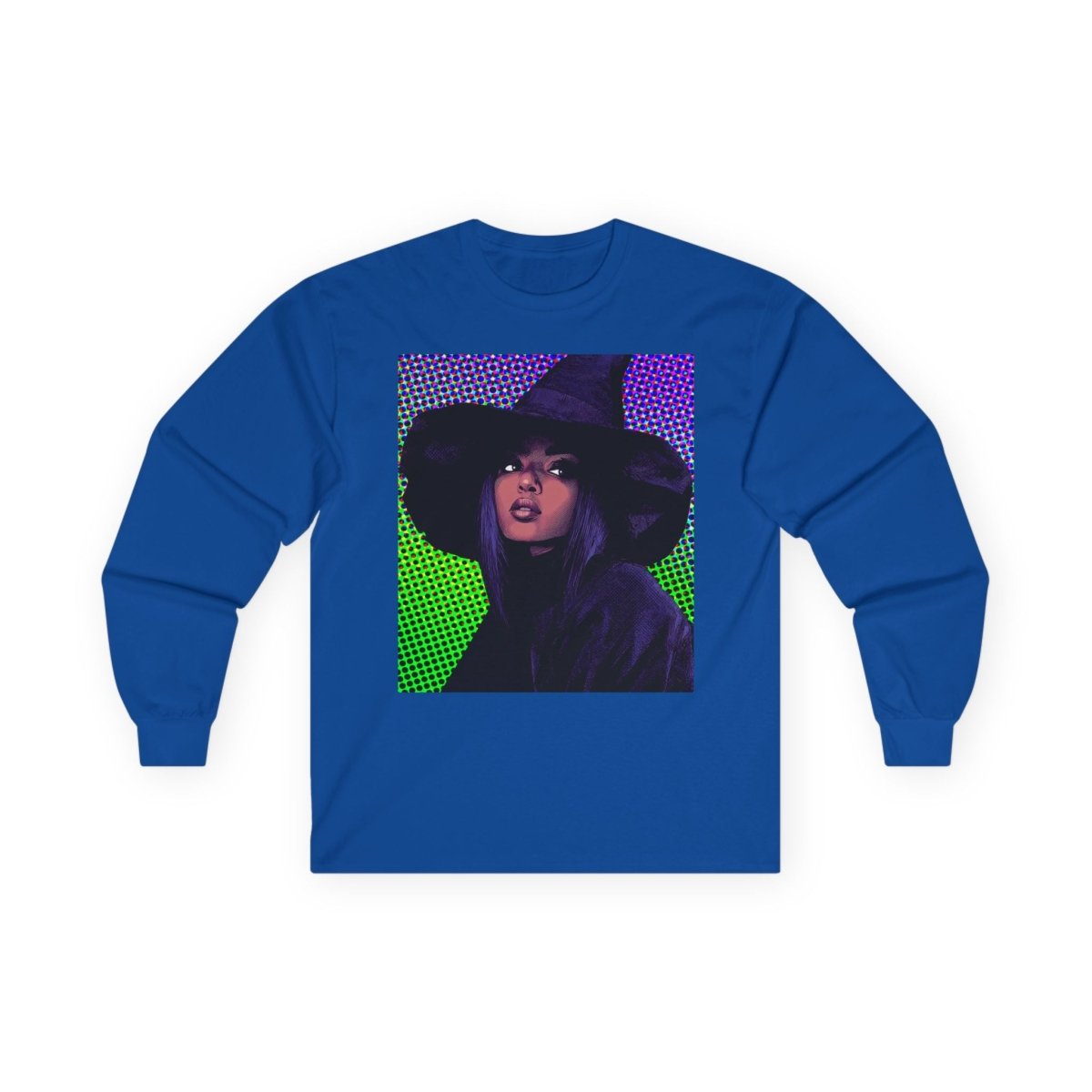 Pop Witch Long Sleeve Shirt - Afrocentric Art by The Trini Gee