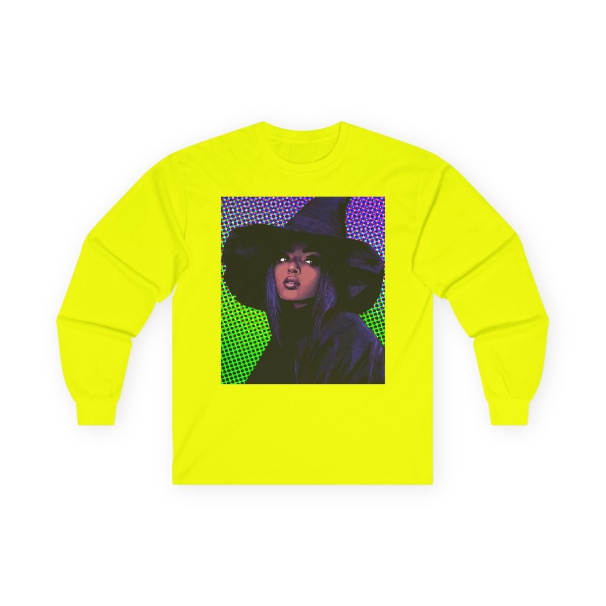 Pop Witch Long Sleeve Shirt - Afrocentric Art by The Trini Gee