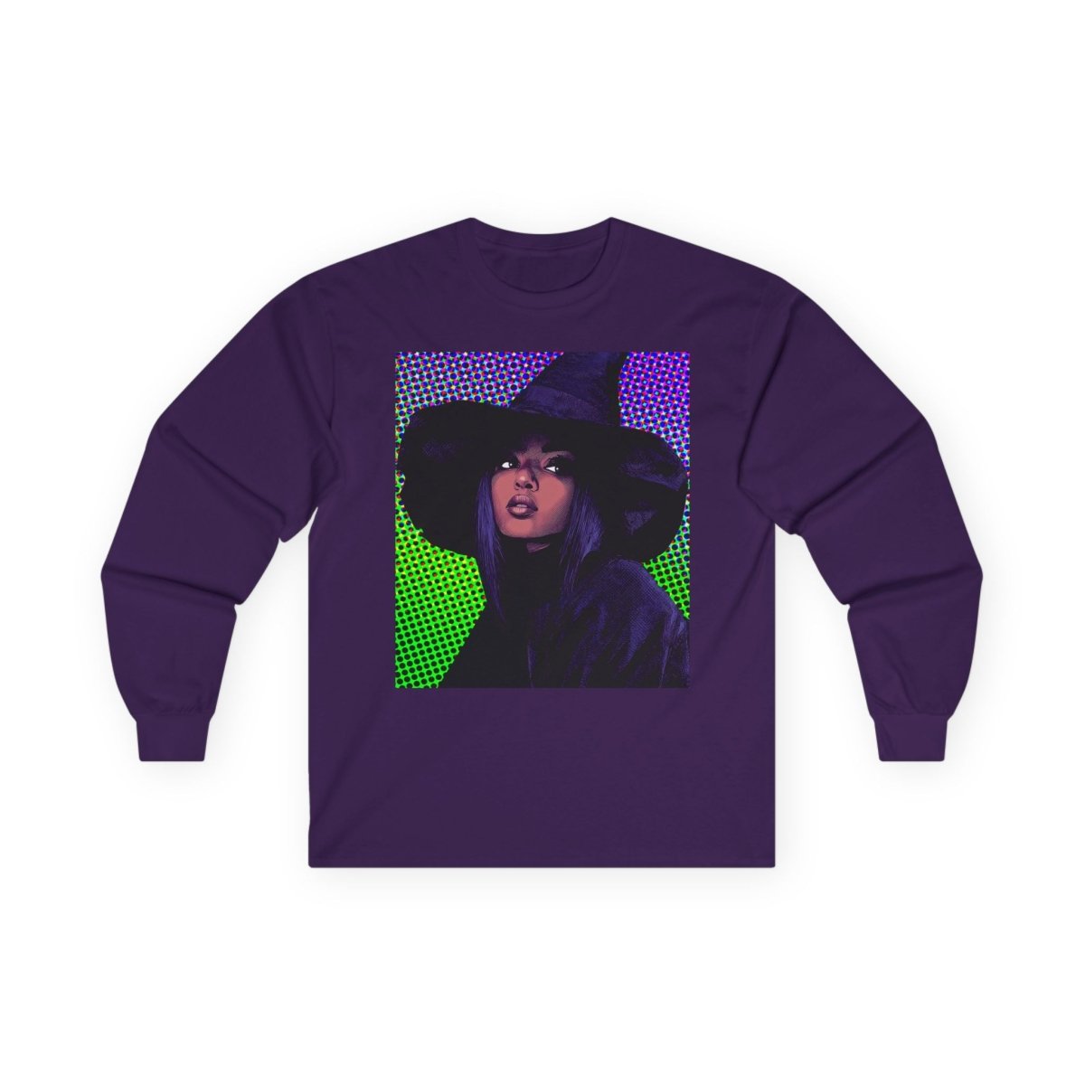 Pop Witch Long Sleeve Shirt - Afrocentric Art by The Trini Gee