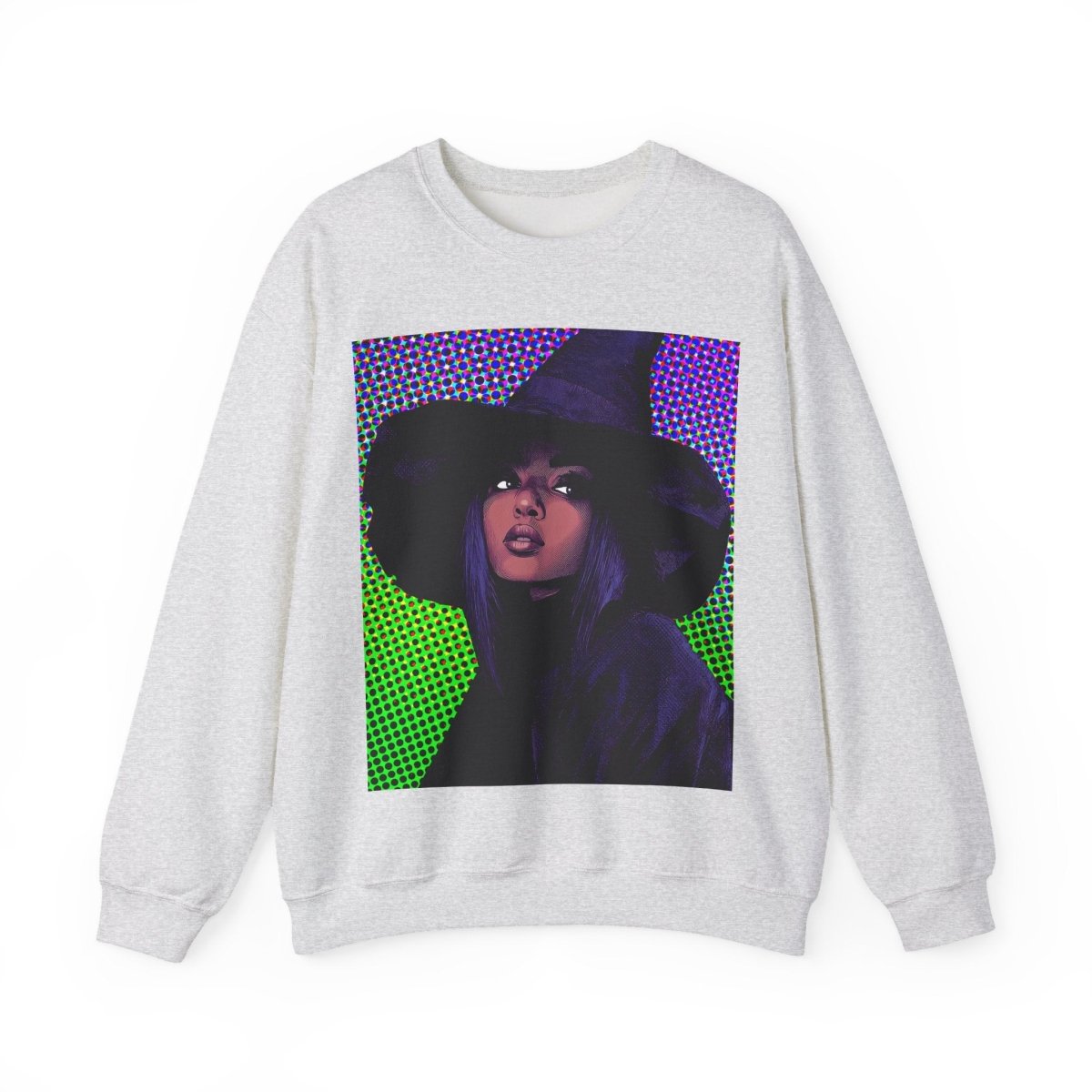 Pop Witch Sweatshirt - Afrocentric Art by The Trini Gee