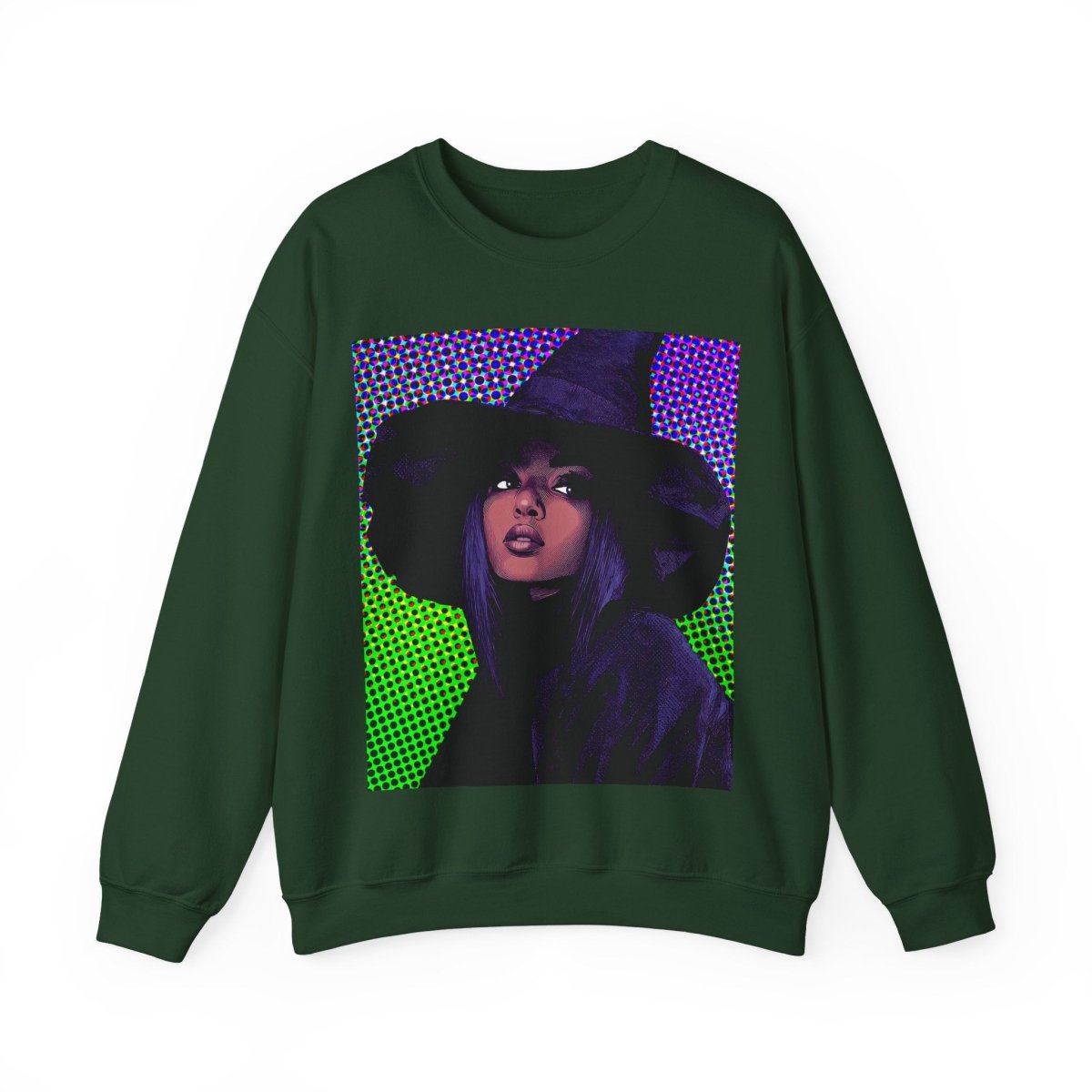Pop Witch Sweatshirt - Afrocentric Art by The Trini Gee