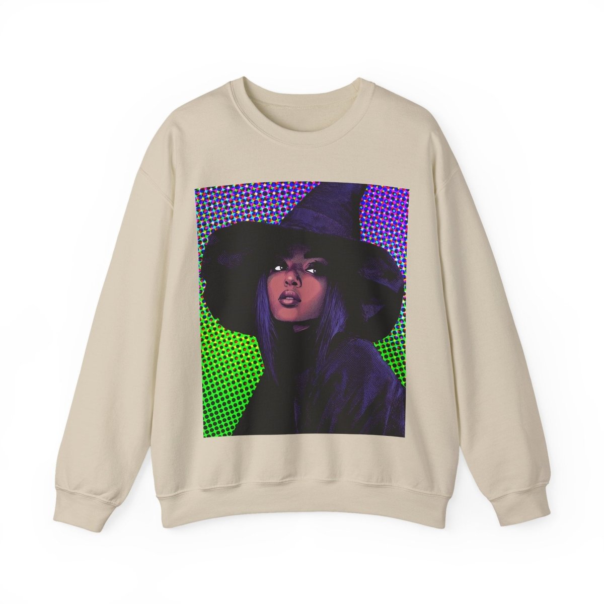 Pop Witch Sweatshirt - Afrocentric Art by The Trini Gee