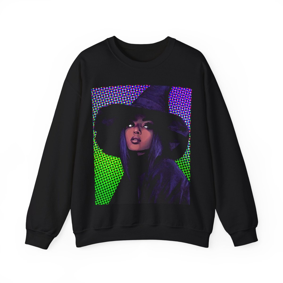 Pop Witch Sweatshirt - Afrocentric Art by The Trini Gee