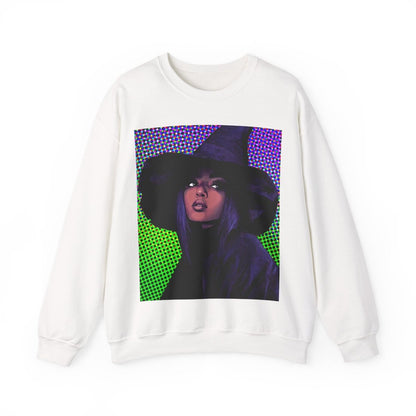 Pop Witch Sweatshirt - Afrocentric Art by The Trini Gee