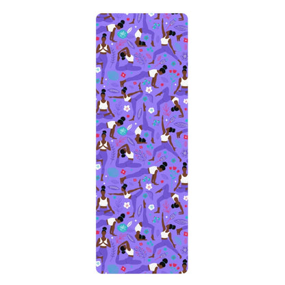Posed Women Yoga Mat - Afrocentric Art by The Trini Gee