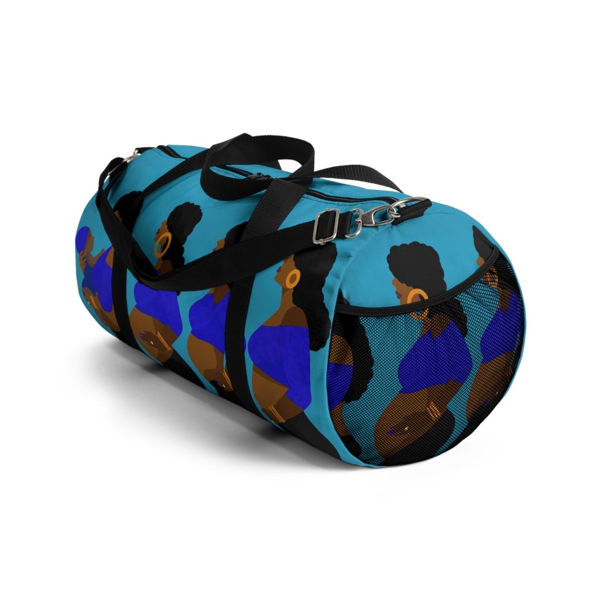 Pregnancy Blue Duffel Bag - The Trini Gee