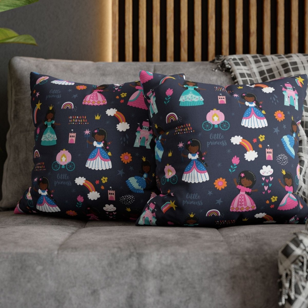 Princess Pillow - Afrocentric Art by The Trini Gee