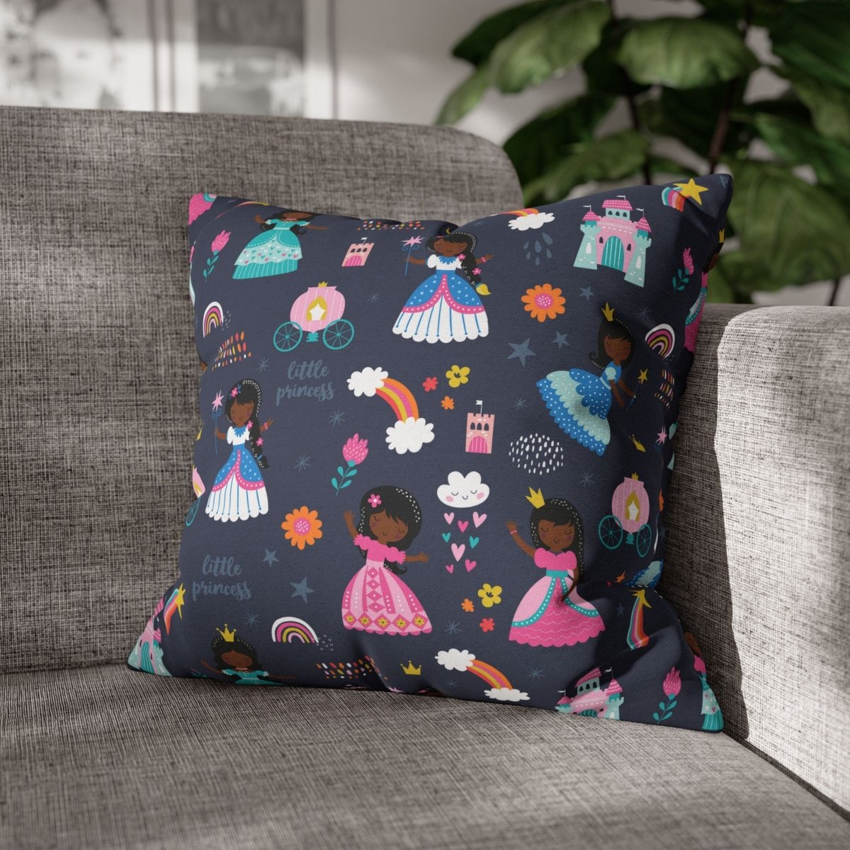 Princess Pillow - Afrocentric Art by The Trini Gee