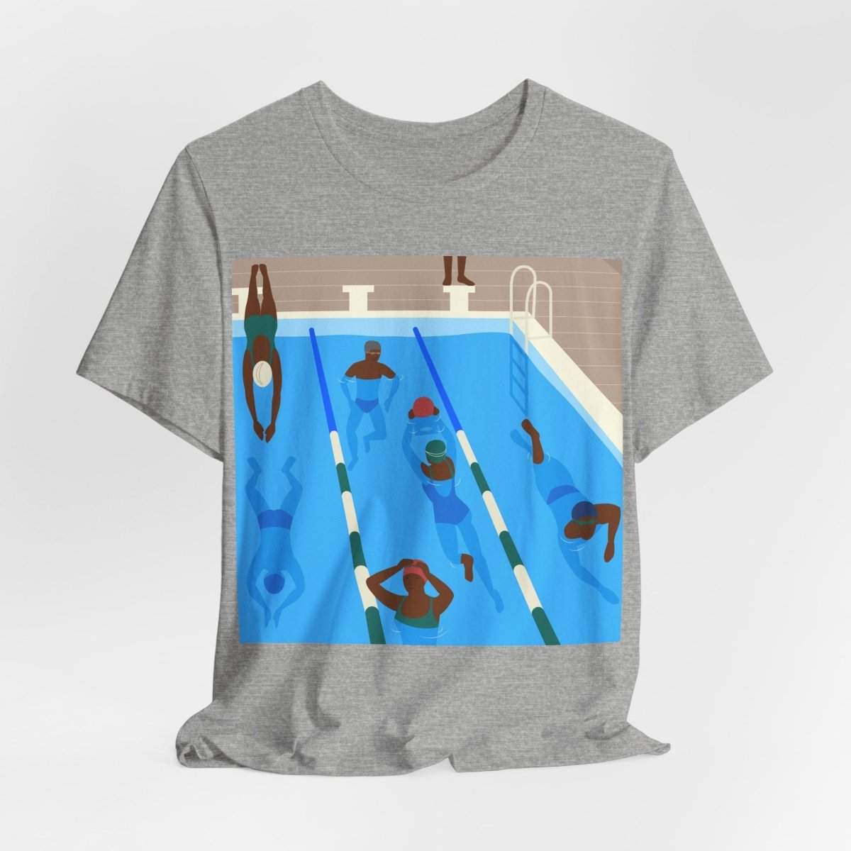 Public Pool Shirt - Afrocentric Art by The Trini Gee