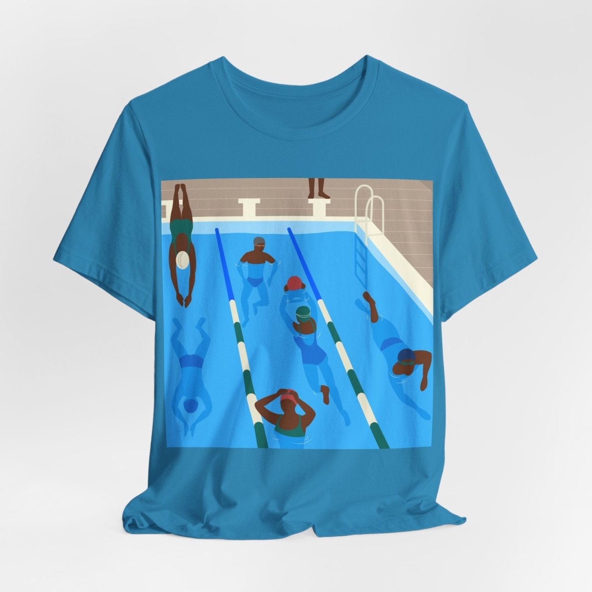 Public Pool Shirt - Afrocentric Art by The Trini Gee