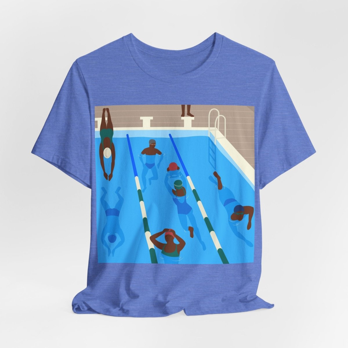 Public Pool Shirt - Afrocentric Art by The Trini Gee