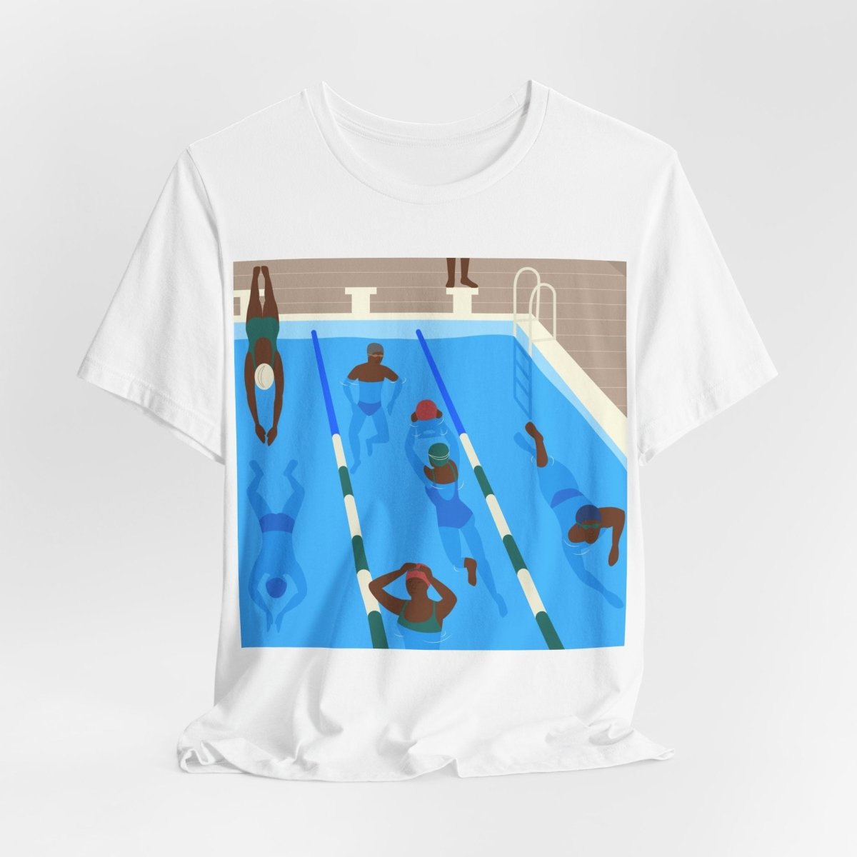 Public Pool Shirt - Afrocentric Art by The Trini Gee