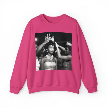 Queen Crowned Sweatshirt - Afrocentric Art by The Trini Gee