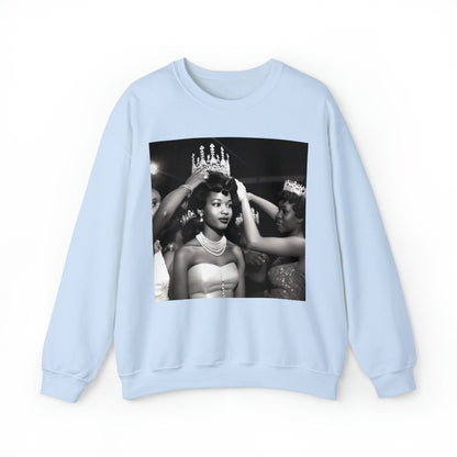Queen Crowned Sweatshirt - Afrocentric Art by The Trini Gee