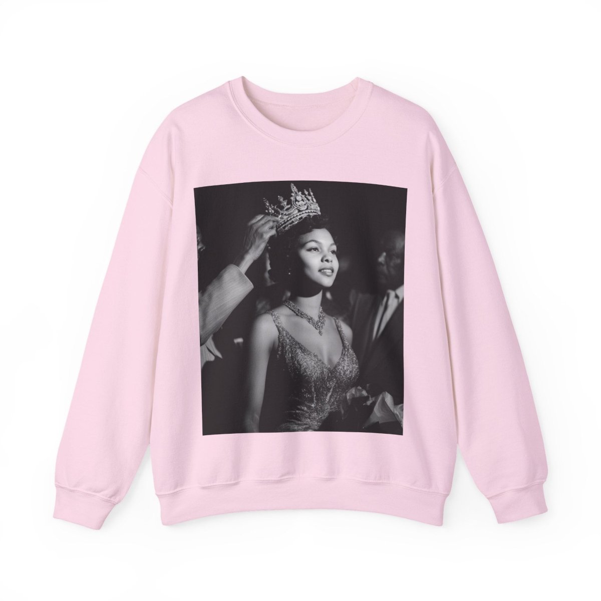 Queen Crowned Sweatshirt - Afrocentric Art by The Trini Gee