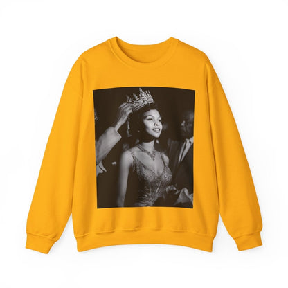 Queen Crowned Sweatshirt - Afrocentric Art by The Trini Gee
