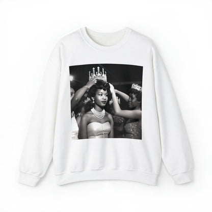 Queen Crowned Sweatshirt - Afrocentric Art by The Trini Gee