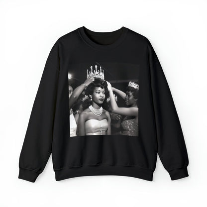 Queen Crowned Sweatshirt - Afrocentric Art by The Trini Gee