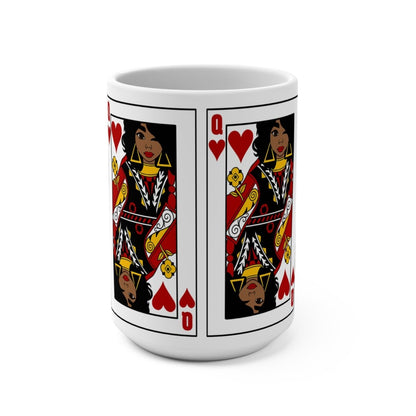 Queen of Hearts Mug - Afrocentric Art by The Trini Gee