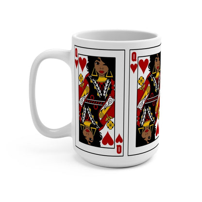Queen of Hearts Mug - Afrocentric Art by The Trini Gee