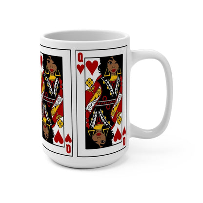 Queen of Hearts Mug - Afrocentric Art by The Trini Gee