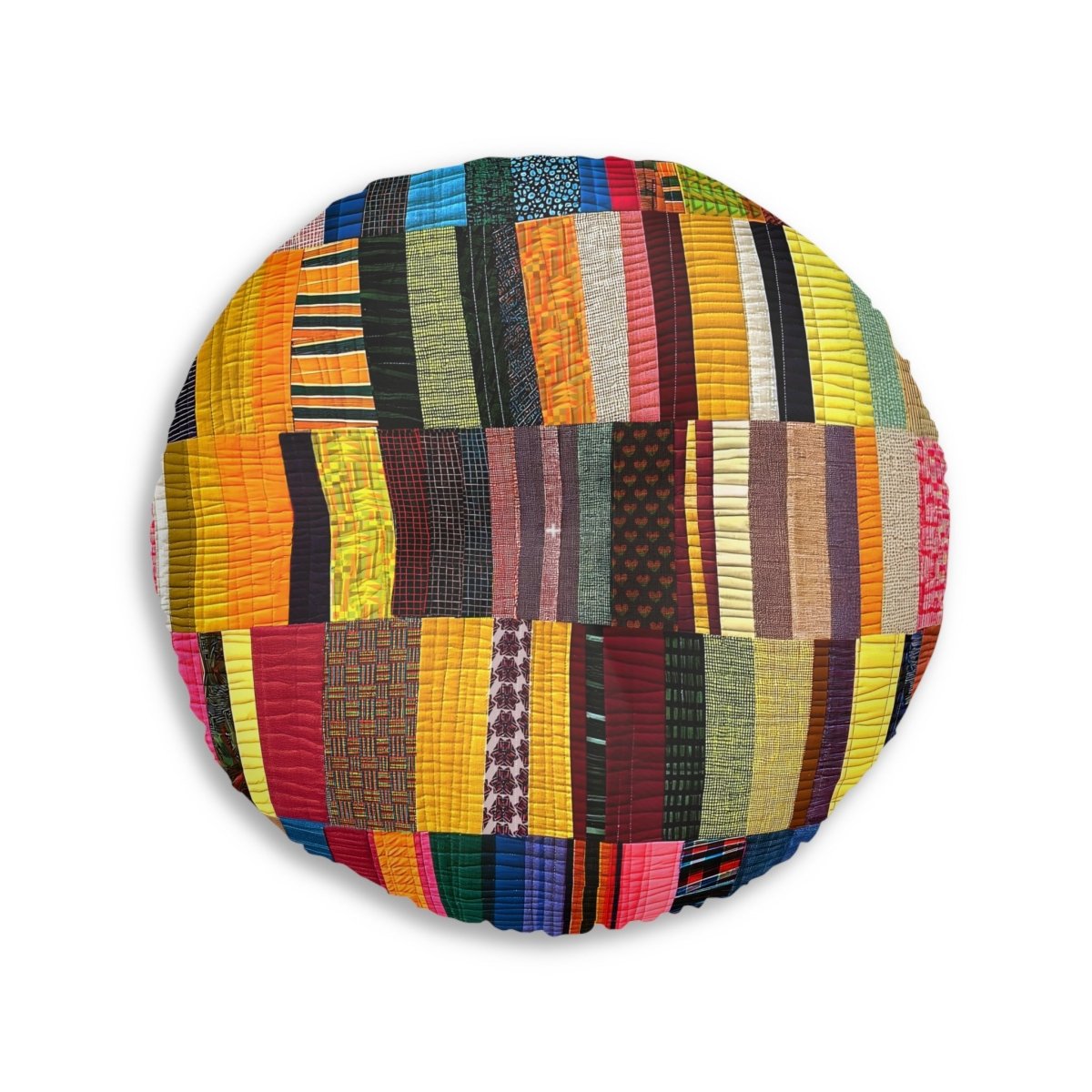 Quilt Style Floor Pillow - Afrocentric Art by The Trini Gee