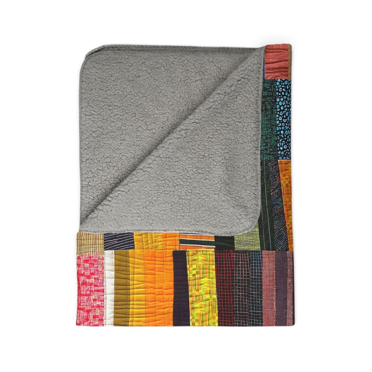Quilt Style Sherpa Blanket - The Trini Gee
