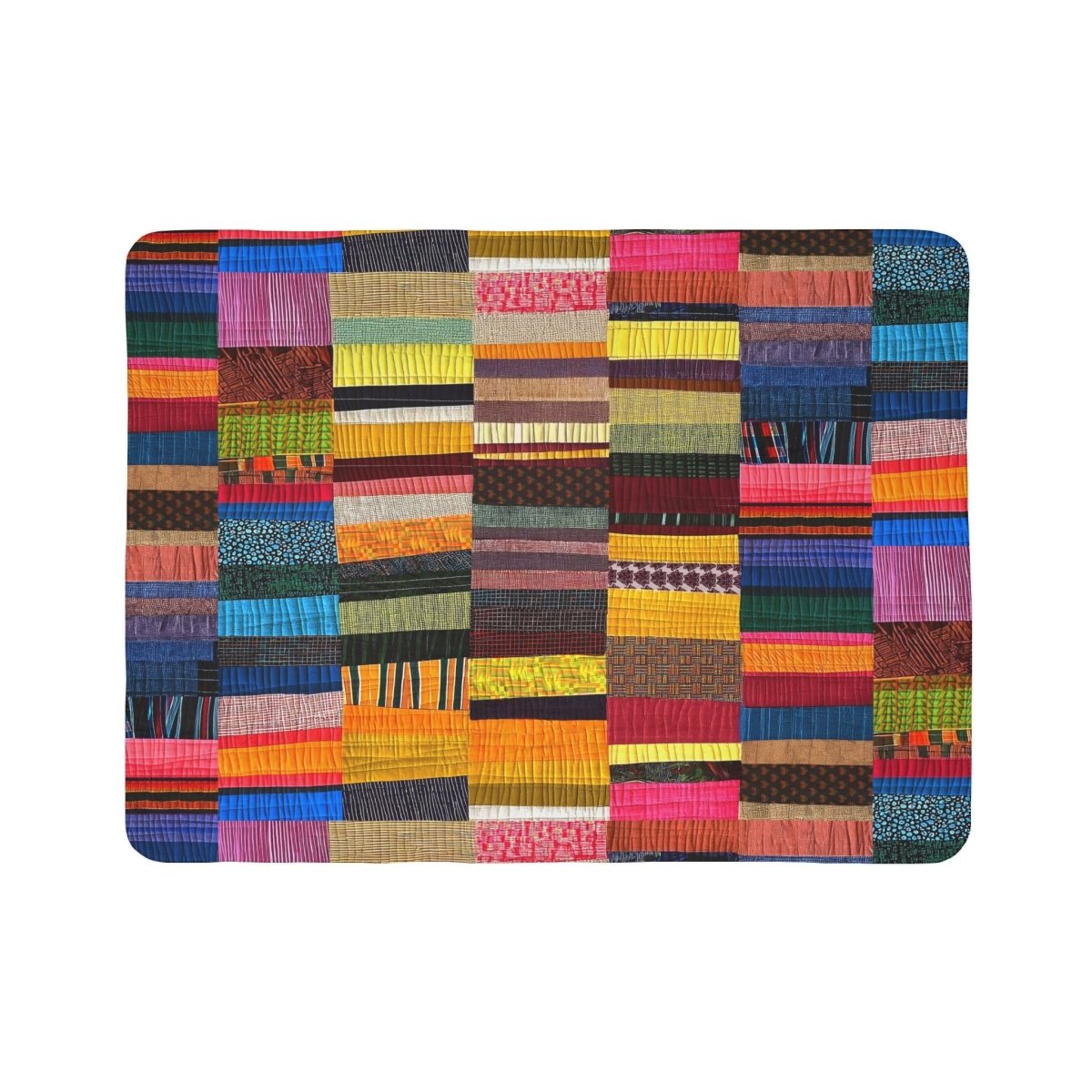 Quilt Style Sherpa Blanket - The Trini Gee