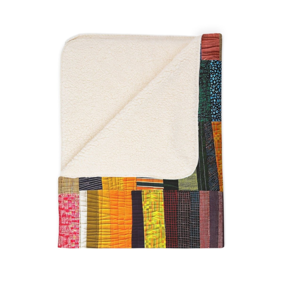 Quilt Style Sherpa Blanket - The Trini Gee
