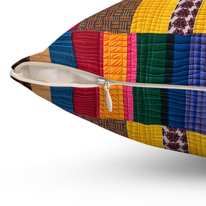 Quilt Style Throw Pillow - The Trini Gee
