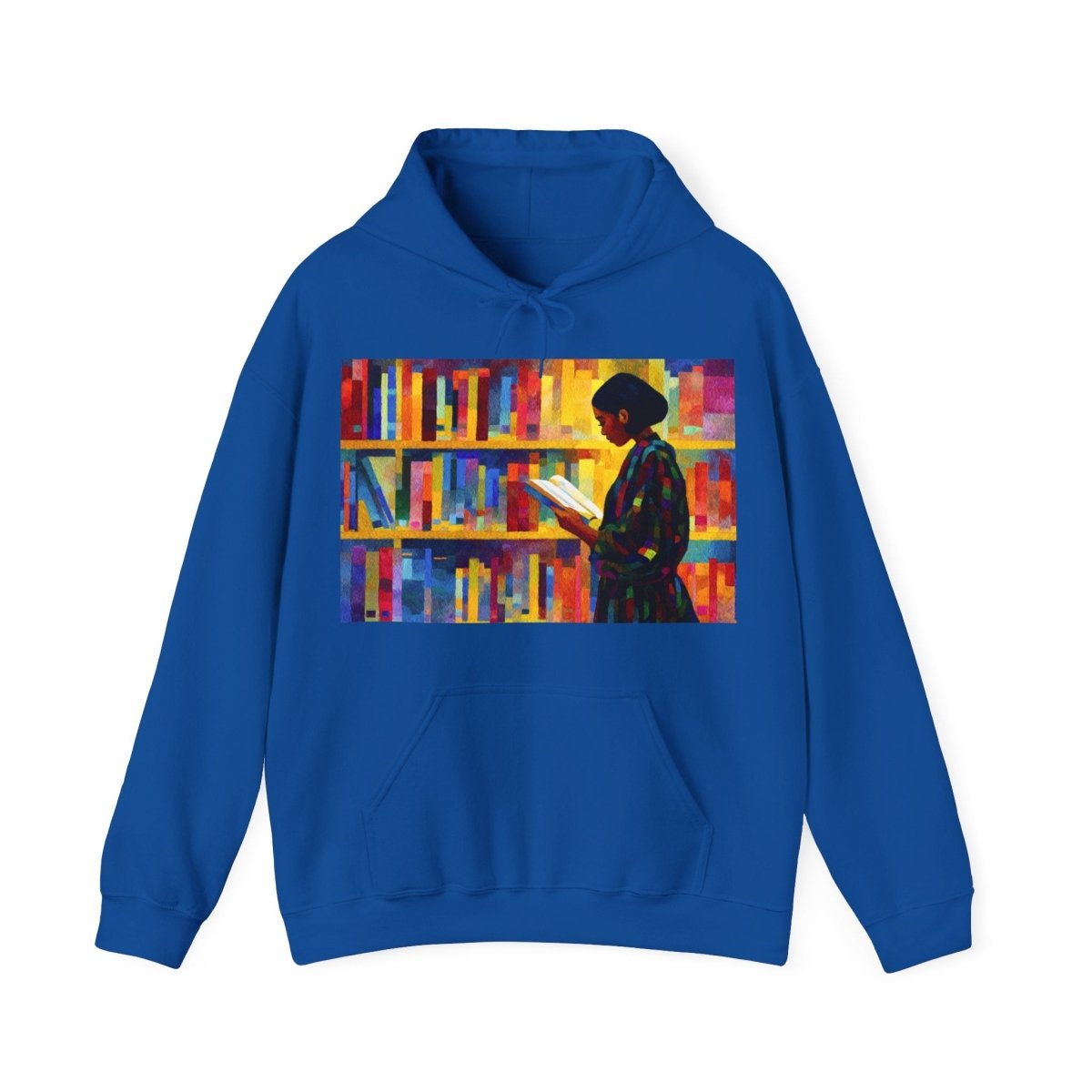 Reading Girl Hoodie - Afrocentric Art by The Trini Gee