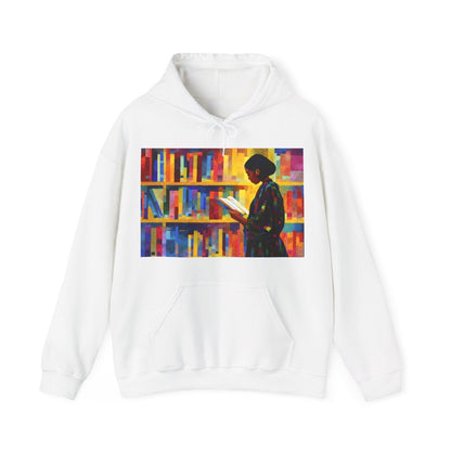 Reading Girl Hoodie - Afrocentric Art by The Trini Gee