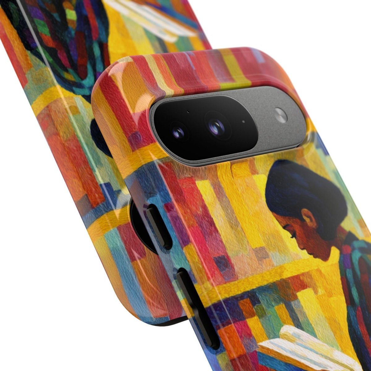 Reading Girl Phone Case - Afrocentric Art by The Trini Gee