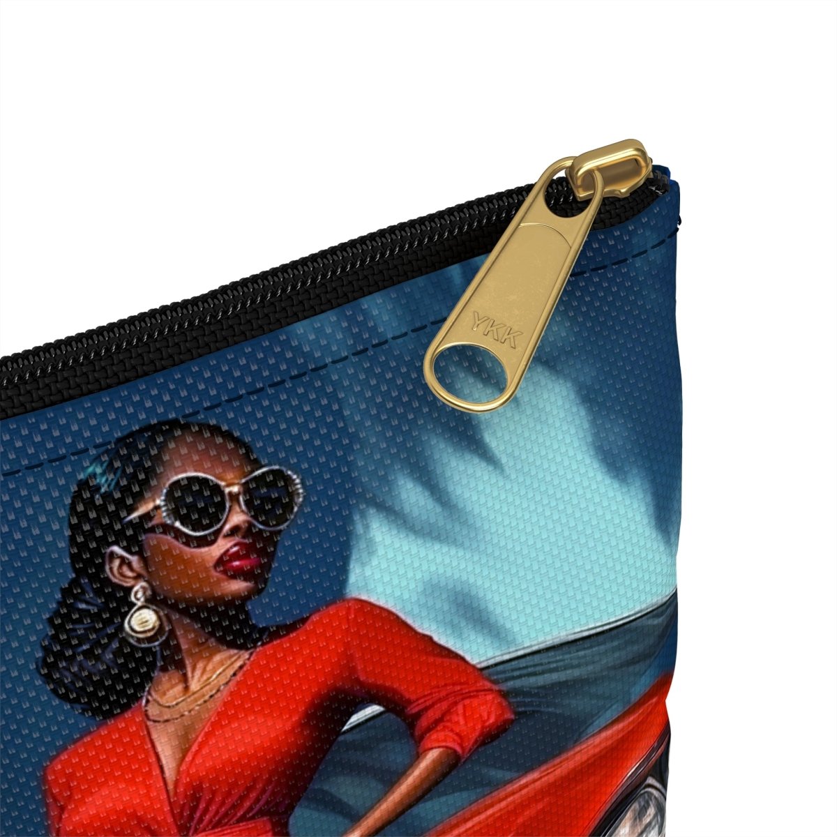 Red Classic Car Pouch - The Trini Gee