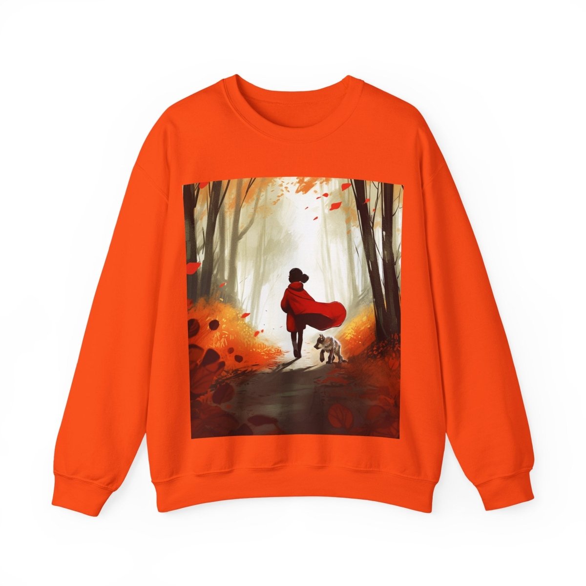 Red Riding Sweatshirt - Afrocentric Art by The Trini Gee